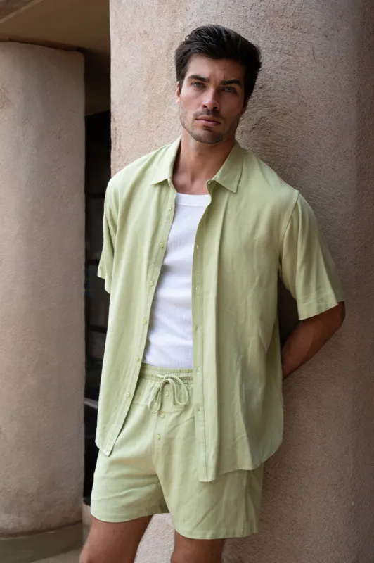 CASSIAN SHIRT - LIME sold by Runaway The Label