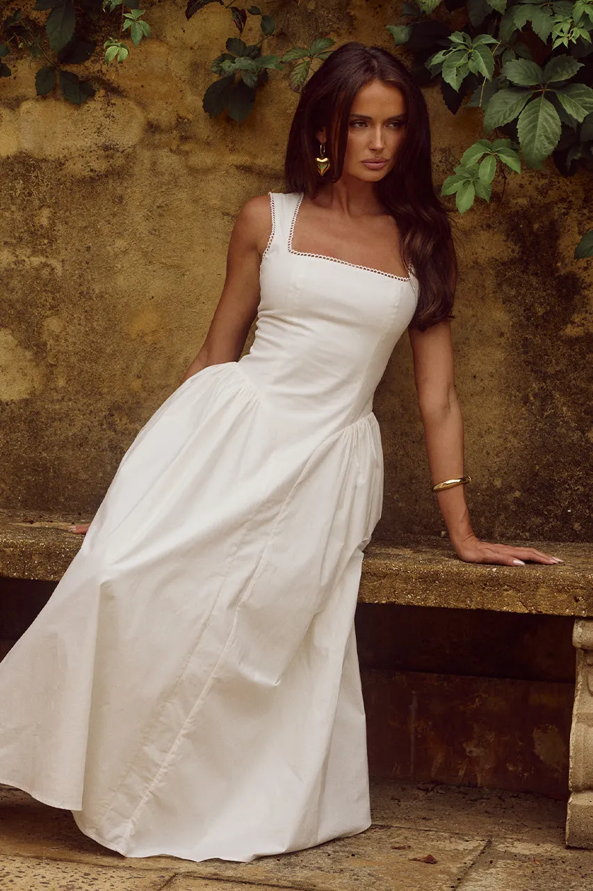 LANI MIDI DRESS - WHITE sold by Runaway The Label product image thumbnail 3