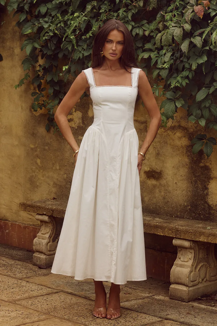 LANI MIDI DRESS - WHITE sold by Runaway The Label product image thumbnail 4