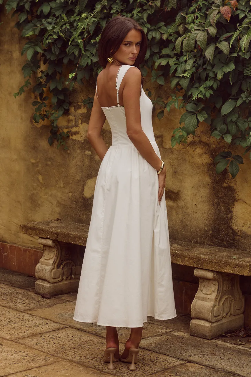 LANI MIDI DRESS - WHITE sold by Runaway The Label product image thumbnail 2