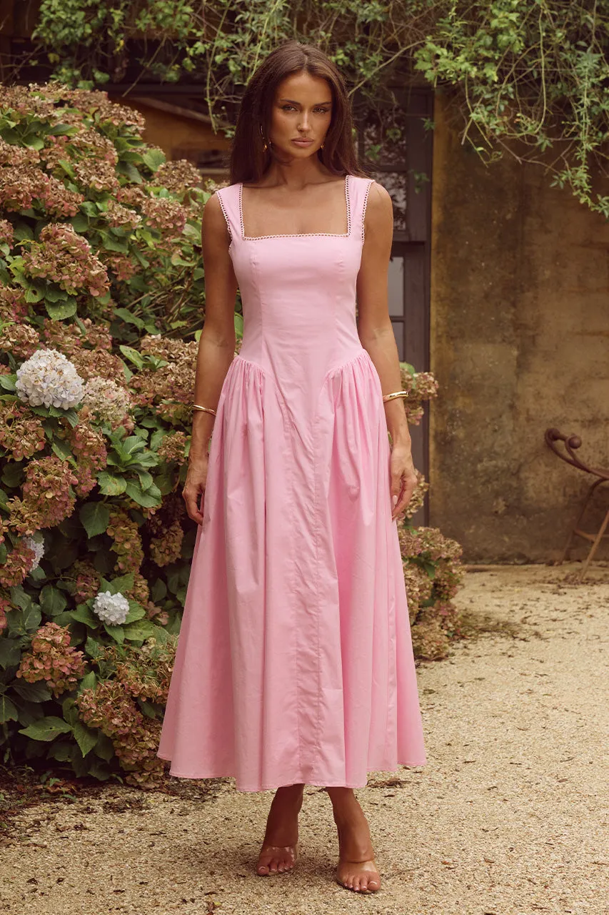LANI MIDI DRESS - PINK sold by Runaway The Label product image thumbnail 4