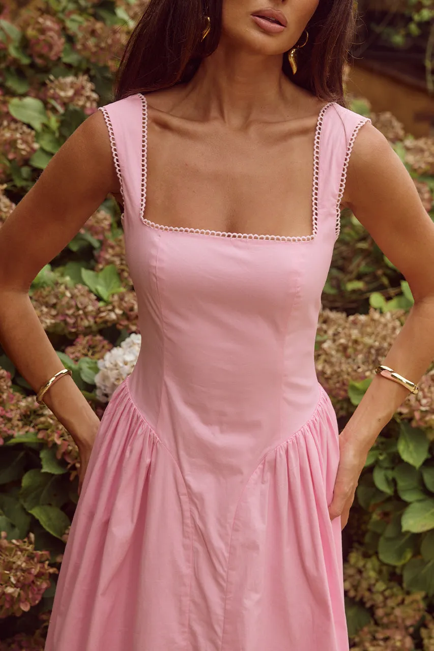 LANI MIDI DRESS - PINK sold by Runaway The Label product image thumbnail 5