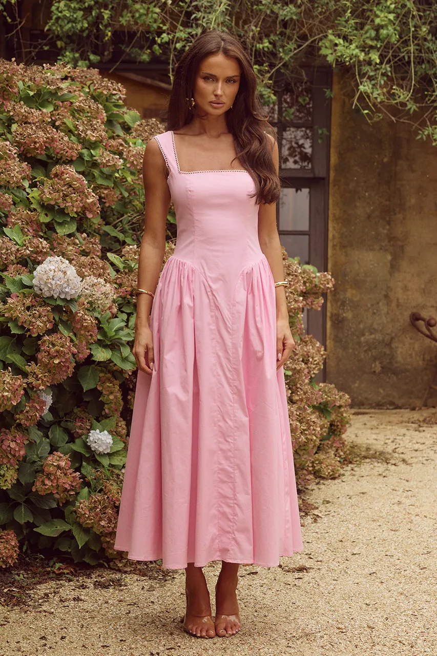 LANI MIDI DRESS - PINK sold by Runaway The Label