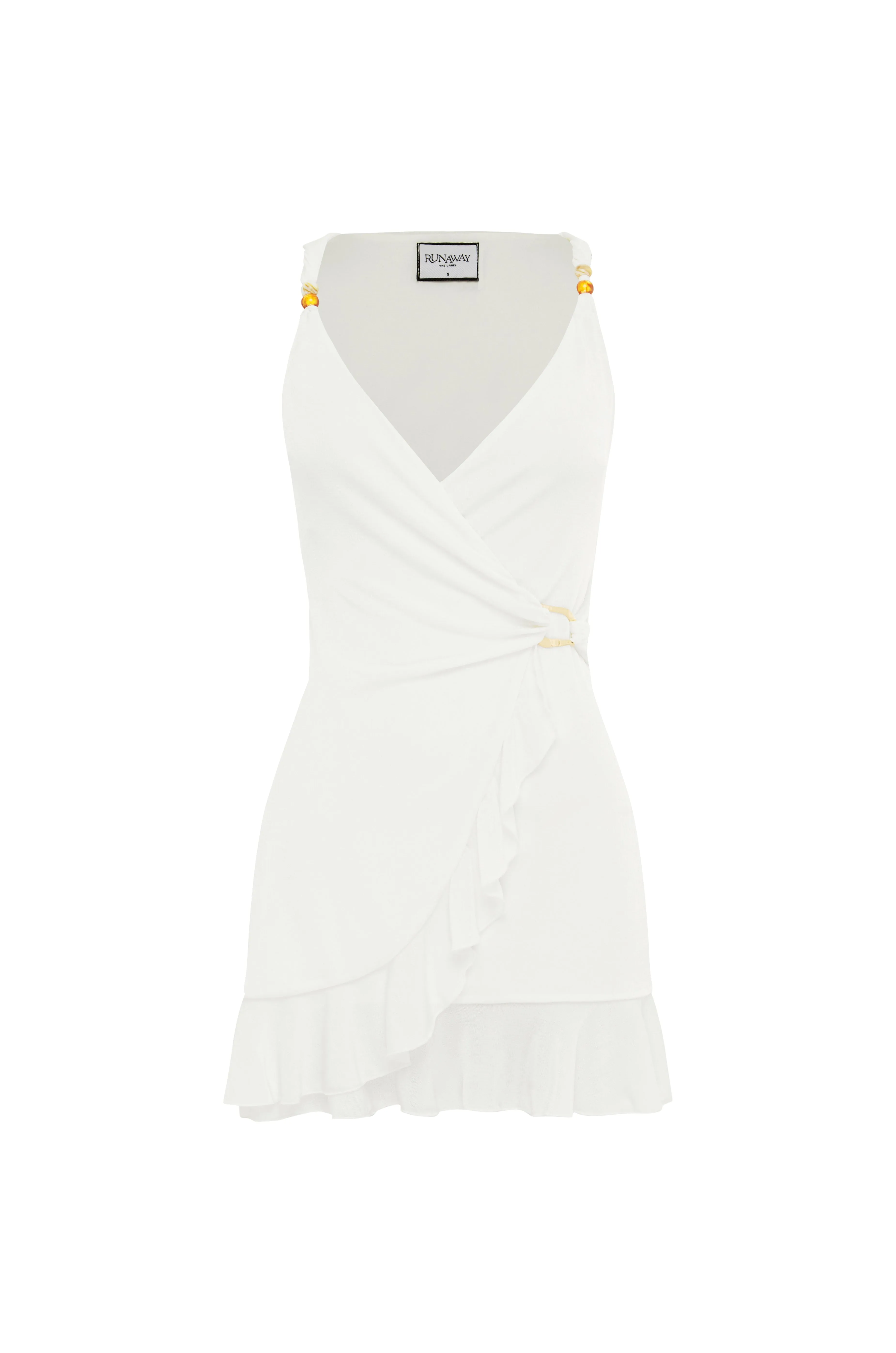 ELA MINI DRESS - WHITE sold by Runaway The Label product image thumbnail 3