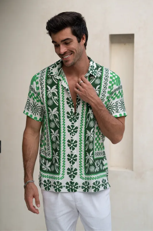 EMERSON SHIRT - GREEN sold by Runaway The Label