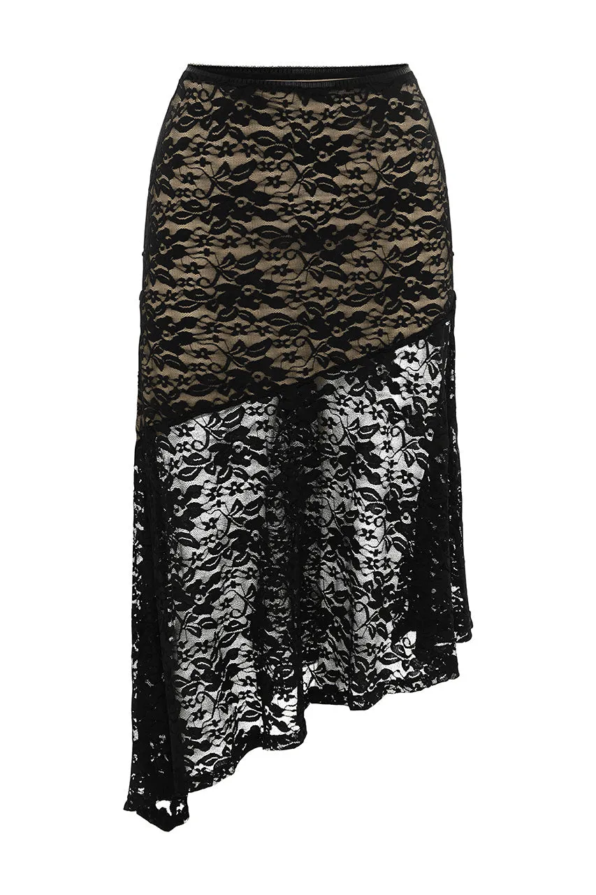 AVA MIDI SKIRT - BLACK sold by Runaway The Label product image thumbnail 5