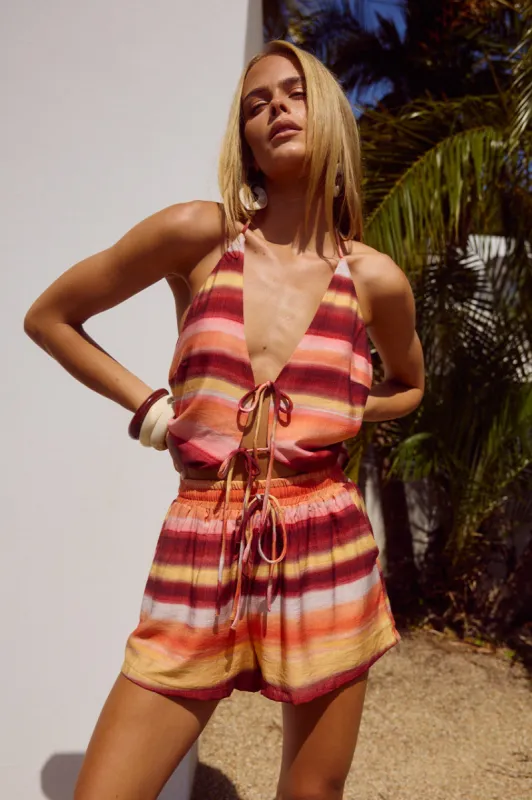 OCTAVIA SHORT - ZAYNA ORANGE sold by Runaway The Label