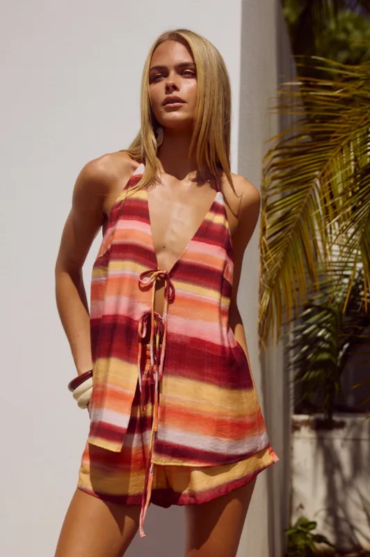 OCTAVIA TOP - ZAYNA ORANGE sold by Runaway The Label