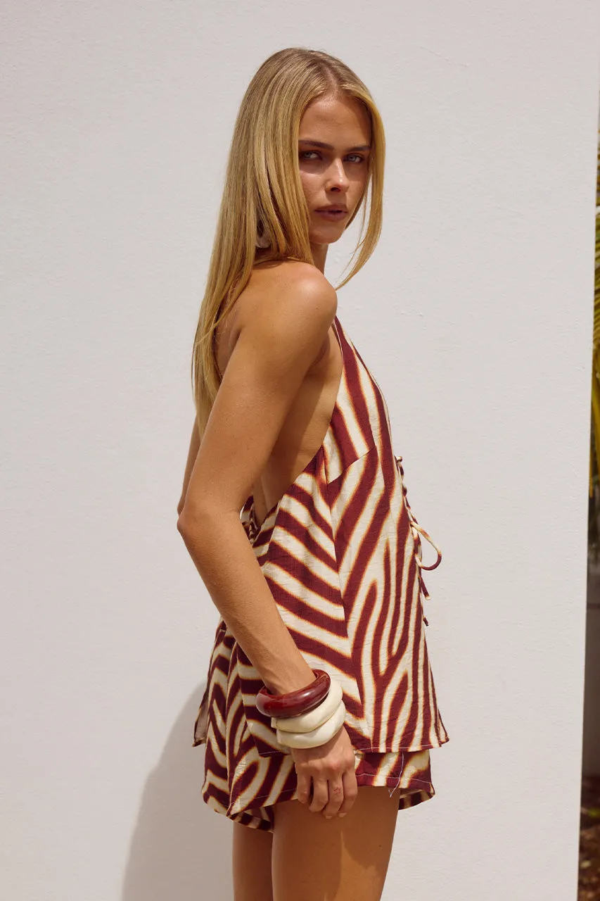 OCTAVIA TOP - MONTIE CHOC sold by Runaway The Label product image thumbnail 4