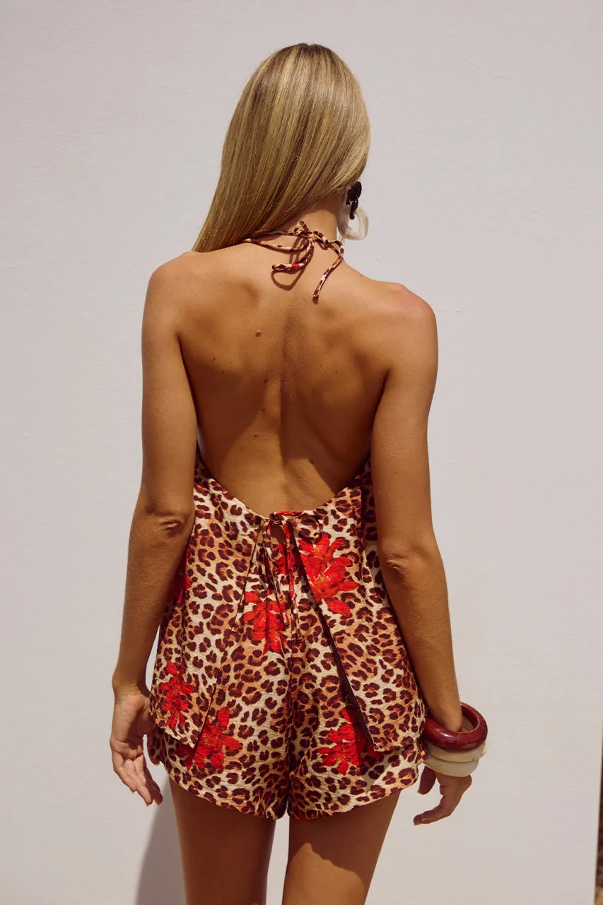 OCTAVIA SHORT - JAIRO LEOPARD sold by Runaway The Label product image thumbnail 2