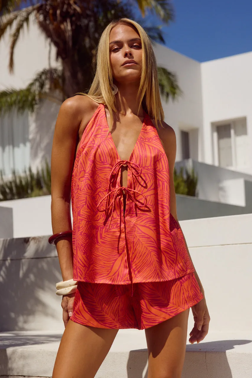 OCTAVIA TOP - AIRA ORANGE sold by Runaway The Label