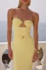 KLEO MAXI DRESS - LEMON sold by Runaway The Label