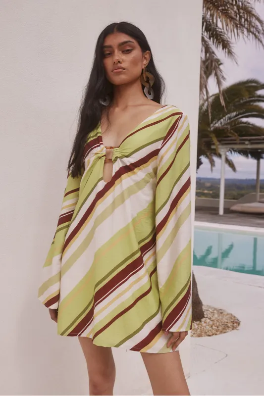 FLORENCE MINI DRESS - FLORENCE STRIPE sold by Runaway The Label