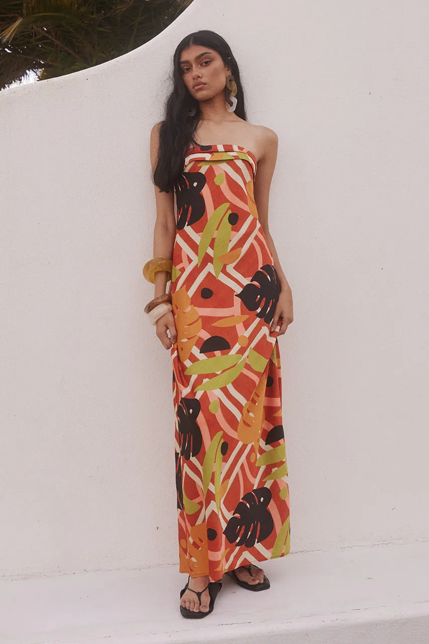 SACHI MAXI DRESS - SACHI PRINT sold by Runaway The Label product image thumbnail 4