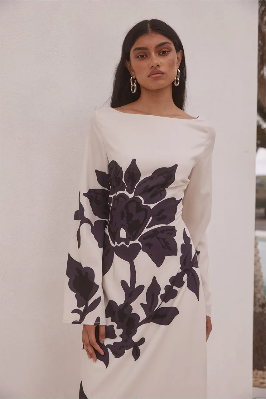 CAMINO MAXI DRESS - SAND/BLACK sold by Runaway The Label product image thumbnail 4