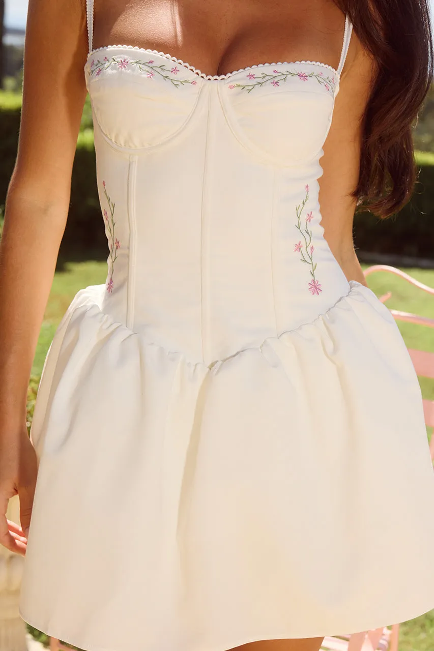 SOCORA MINI DRESS - WHITE sold by Runaway The Label product image thumbnail 4