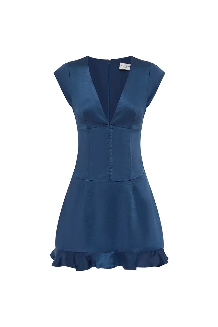 JOZIE MINI DRESS - MIDNIGHT sold by Runaway The Label product image thumbnail 5