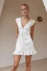 JOZIE MINI DRESS - IVORY sold by Runaway The Label