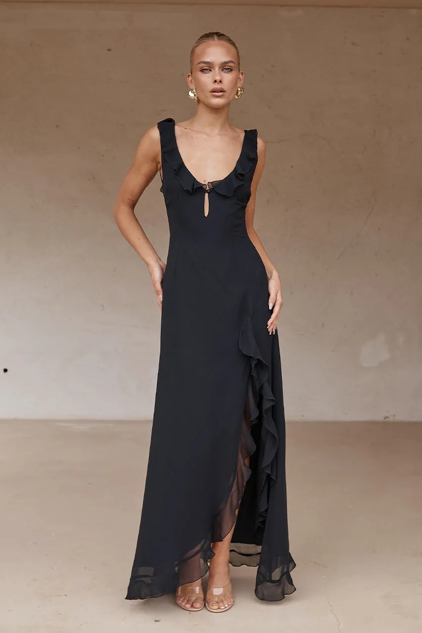 INAYAH MAXI DRESS - BLACK sold by Runaway The Label product image thumbnail 5