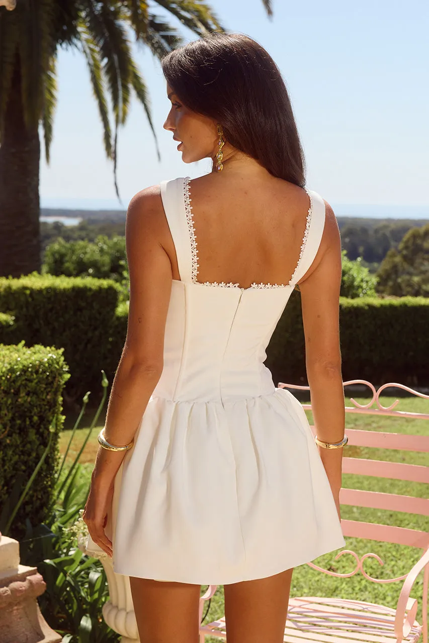 SARLEEN MINI DRESS - WHITE sold by Runaway The Label product image thumbnail 2