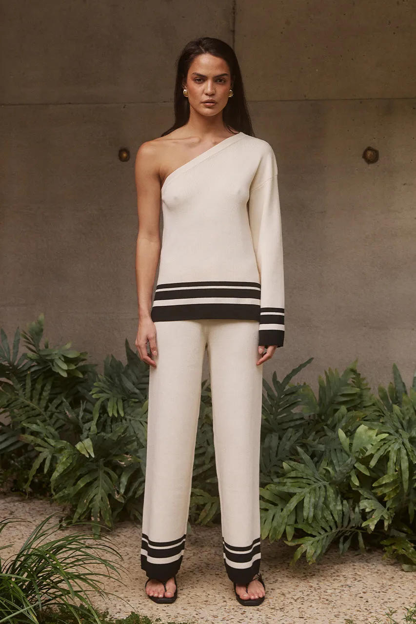 REMINGTON TOP - CREAM/BLACK sold by Runaway The Label product image thumbnail 3