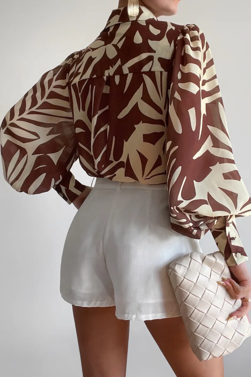 FLEETWOOD BLOUSE - MATELO PRINT sold by Runaway The Label product image thumbnail 2