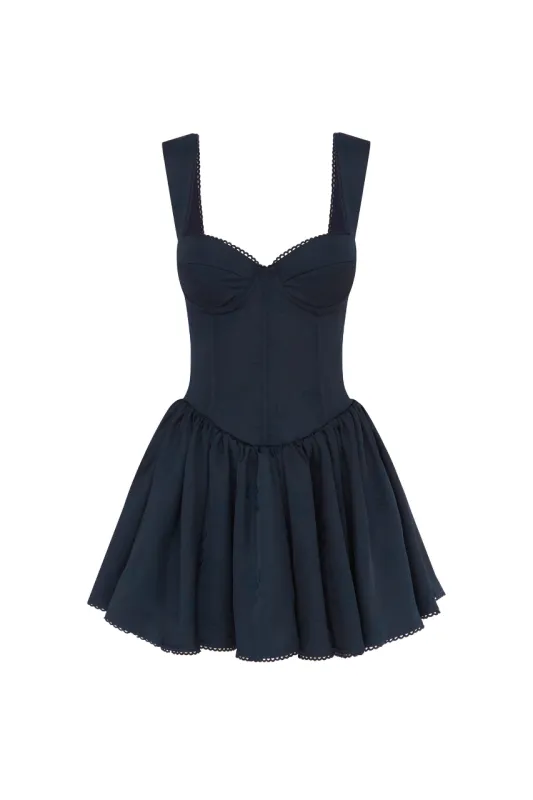 JOELLE MINI DRESS - NAVY sold by Runaway The Label