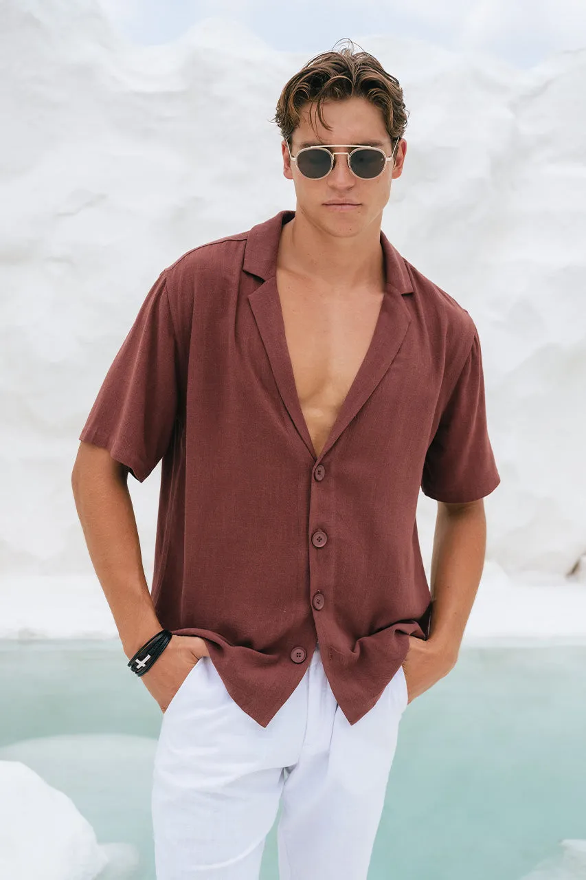 GALLANI SHIRT - CHOCOLATE sold by Runaway The Label product image thumbnail 3