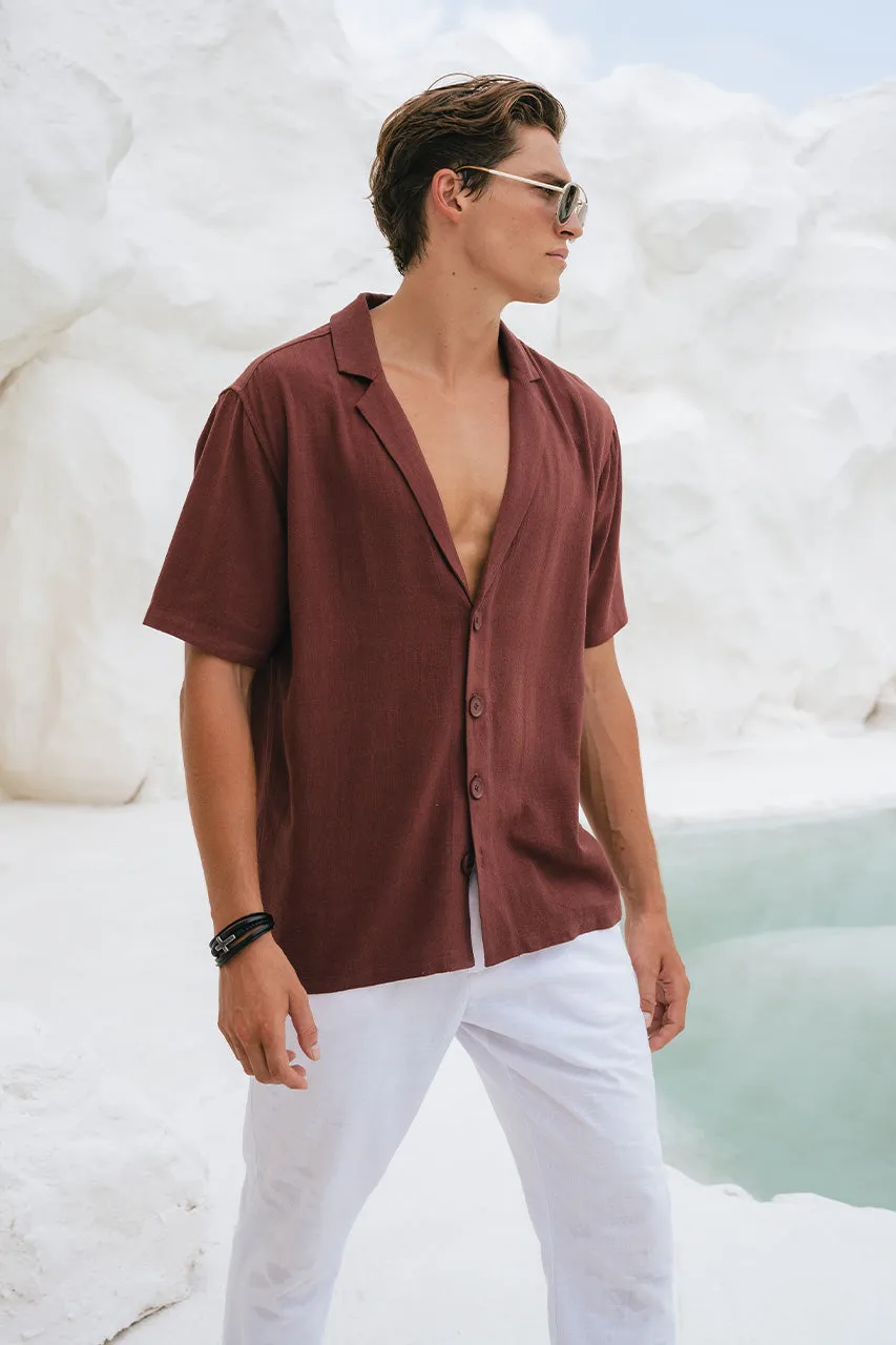 GALLANI SHIRT - CHOCOLATE sold by Runaway The Label product image thumbnail 4