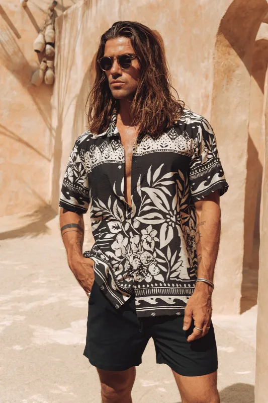 NIKOLAI SHIRT - MILOSA BLACK sold by Runaway The Label