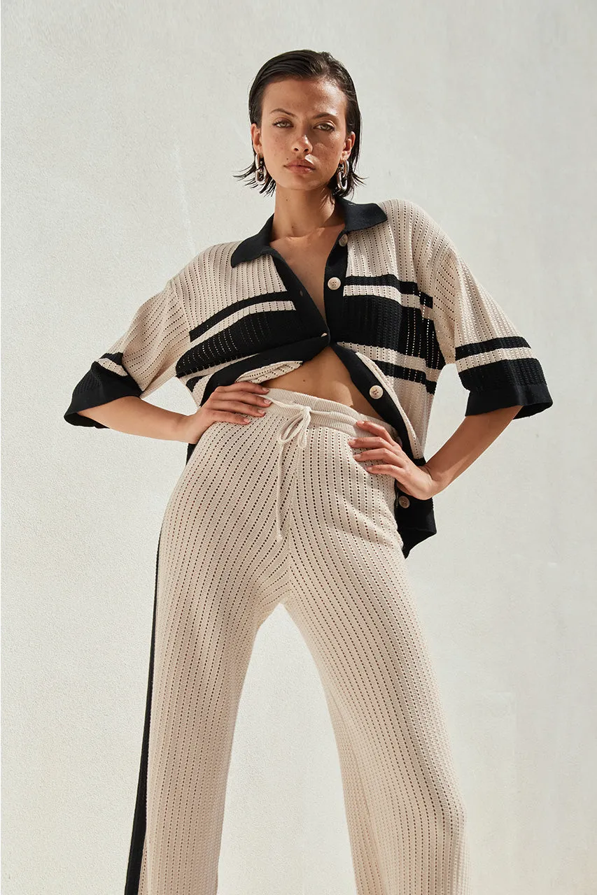 BIANKI PANT - SAND/BLACK sold by Runaway The Label product image thumbnail 4