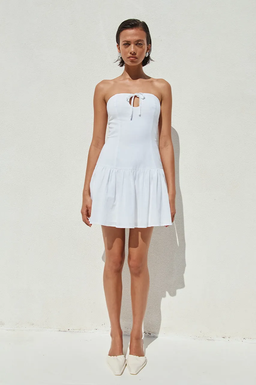 BRONWYN MINI DRESS - WHITE sold by Runaway The Label product image thumbnail 3