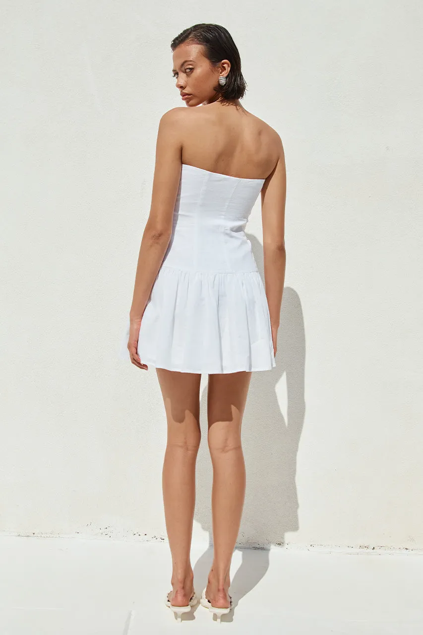 BRONWYN MINI DRESS - WHITE sold by Runaway The Label product image thumbnail 2