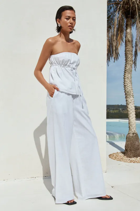 BRONWYN PANT - WHITE sold by Runaway The Label
