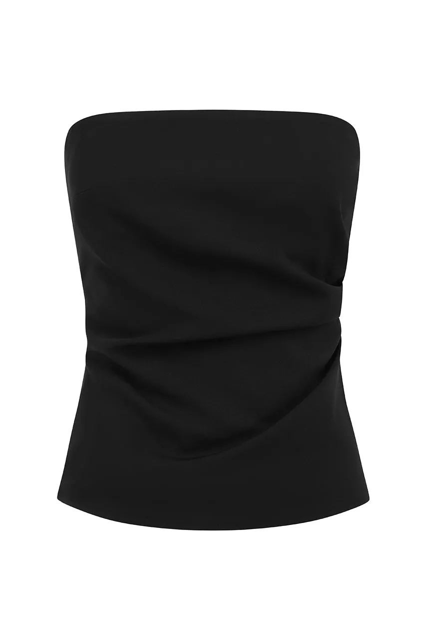 WINIFRED STRAPLESS TOP - BLACK sold by Runaway The Label product image thumbnail 5
