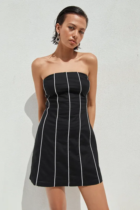 VENTO MINI DRESS - BLACK sold by Runaway The Label