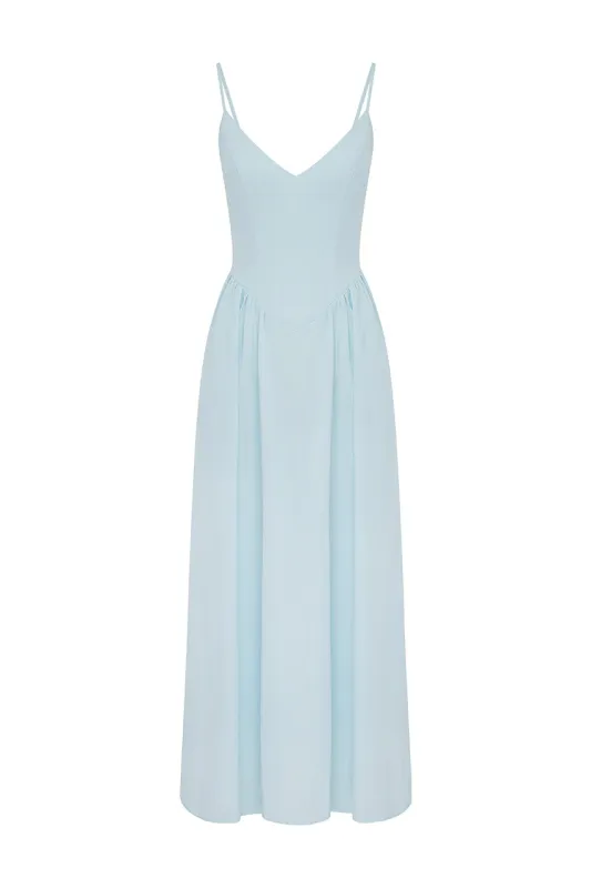 ZEPHY MAXI DRESS - SKY BLUE sold by Runaway The Label