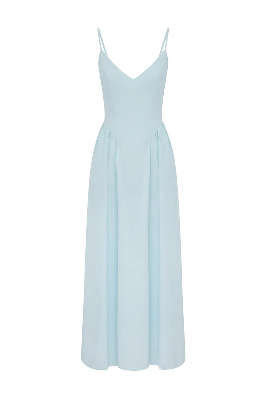 ZEPHY MAXI DRESS - SKY BLUE sold by Runaway The Label