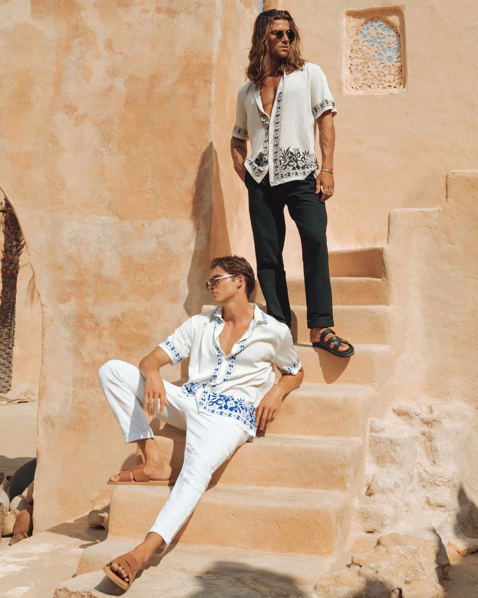 CASSIUS SHIRT - WHITE/ROYAL sold by Runaway The Label product image thumbnail 3