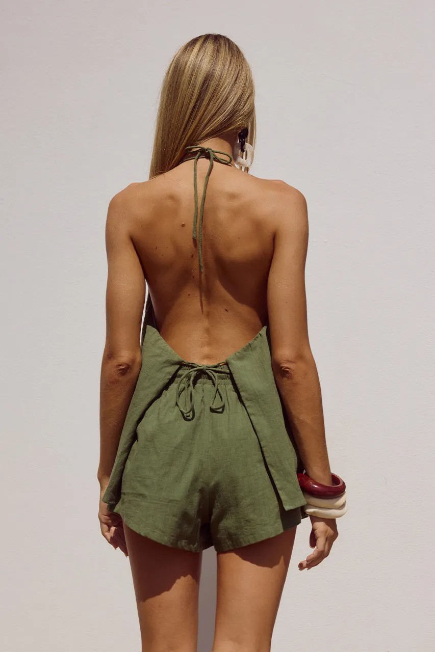 OCTAVIA SHORT - KHAKI sold by Runaway The Label product image thumbnail 2