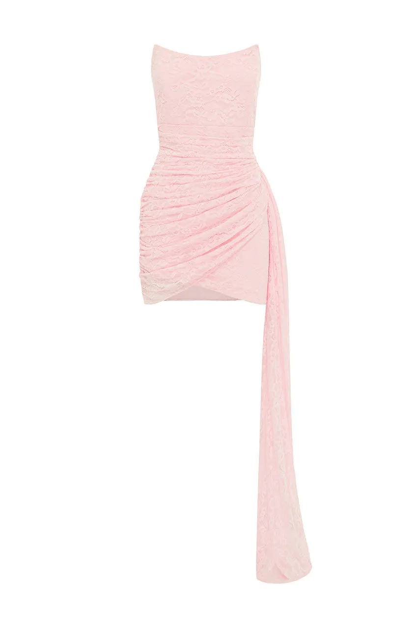 LACEY MINI DRESS - MUSK sold by Runaway The Label product image thumbnail 5