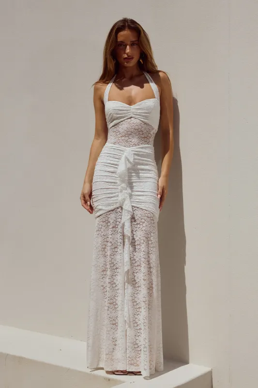ANNIKA MAXI DRESS - WHITE sold by Runaway The Label