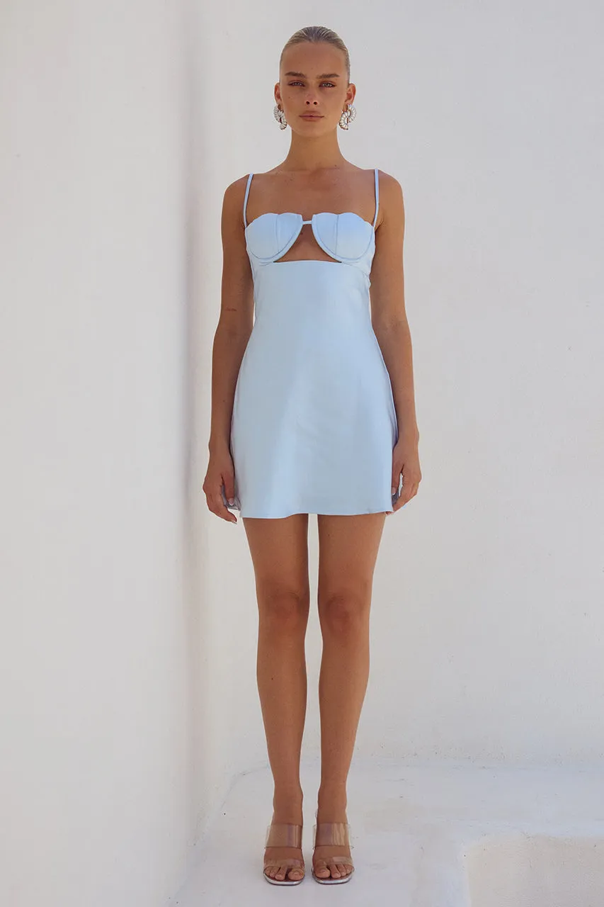 CHERISH MINI DRESS - SKY BLUE sold by Runaway The Label product image thumbnail 3