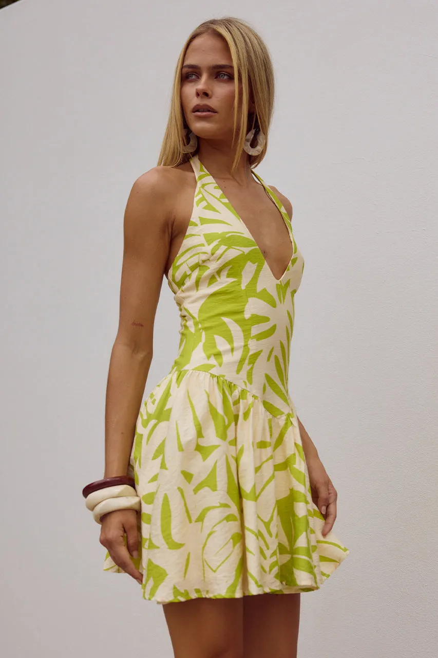 BYDIE MINI DRESS - MATELO LIME sold by Runaway The Label product image thumbnail 5