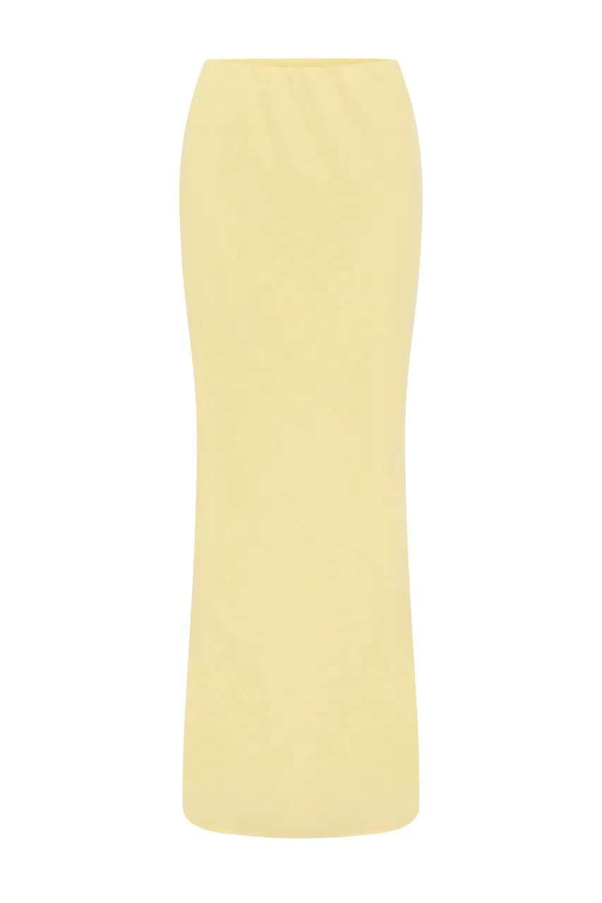 HALZIE MAXI SKIRT - LEMON sold by Runaway The Label product image thumbnail 5