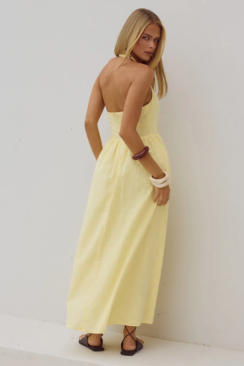 LIMONI MIDI DRESS - LEMON sold by Runaway The Label product image thumbnail 2