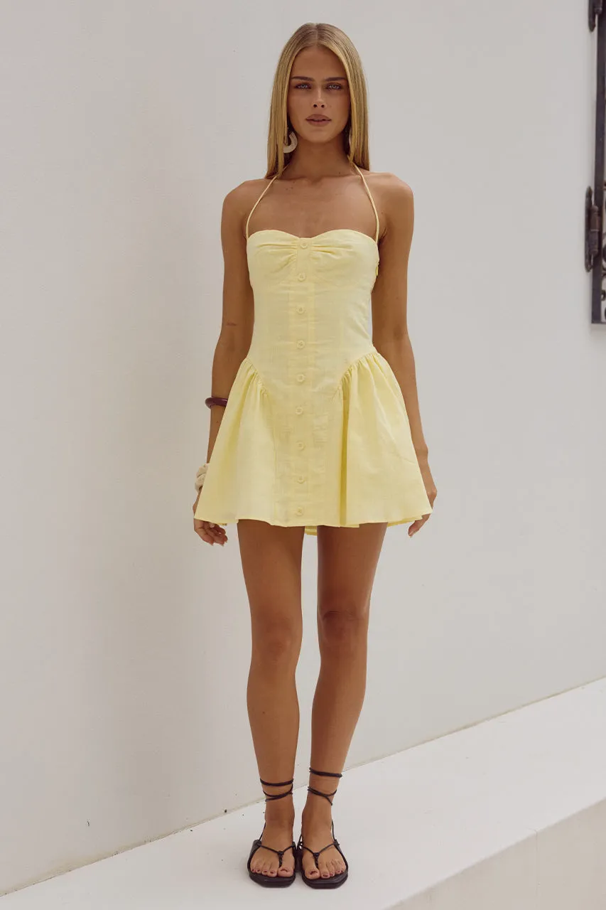 LIMONI MINI DRESS - LEMON sold by Runaway The Label product image thumbnail 3