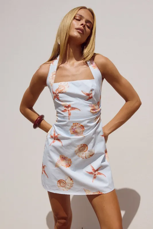 MINDY MINI DRESS - BLUE sold by Runaway The Label