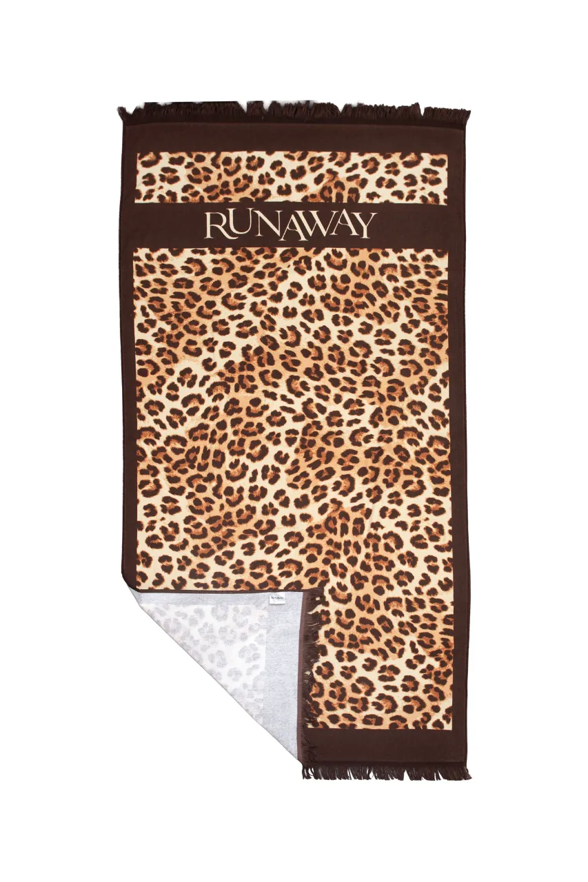 RUNAWAY BEACH TOWEL - LEOPARD sold by Runaway The Label product image thumbnail 2