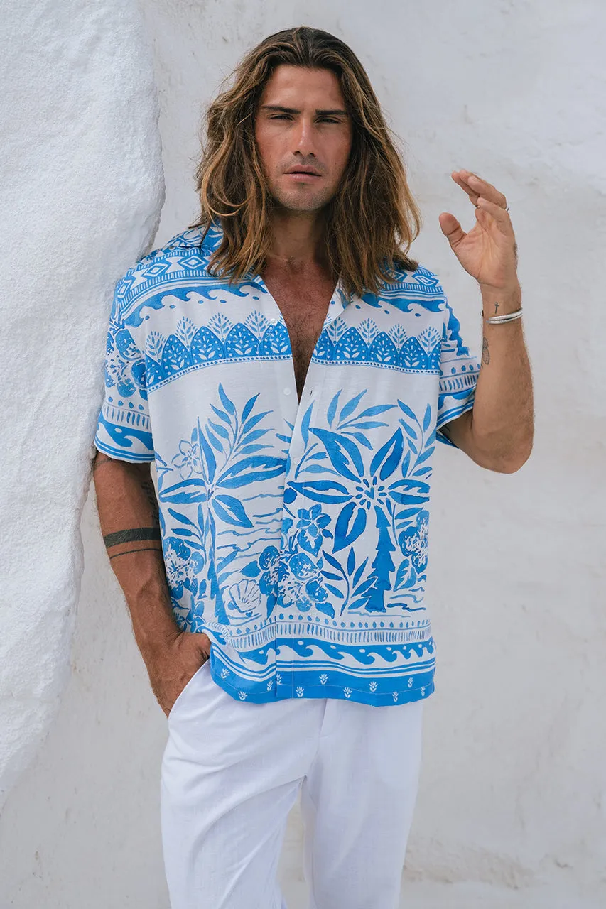 NIKOLAI SHIRT - MILOSA BLUE sold by Runaway The Label product image thumbnail 5